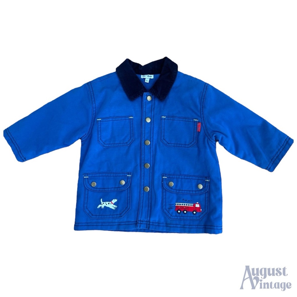 NWT Blue Firetruck Jacket by Le Top